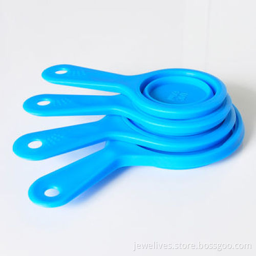 Silicone collapsible measuring cups, 4pcs, 100% food grade
